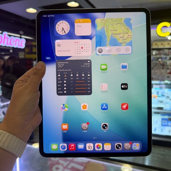iPad Pro 13 M5 256GB WiFi สีดำ เครื่องศูนย์ โมเดลTH สภาพสวยมากๆ จอ13.0นิ้ว ชิปM5 สุขภาพแบต100 ประกันศูนย์ยาวๆ 🔥🔥 รูปที่ 2