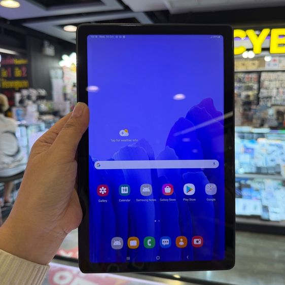 64 GB Samsung Tab A7 2020 LTE ใส่ซิม(CellularและWiFi) สีดำ เครื่องศูนย์ สภาพสวย จอ10.4 แรม3รอม64 Snap662 🔥🔥