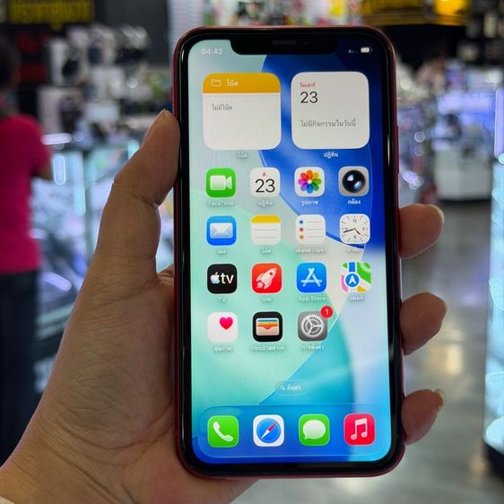 64 GB iPhone11 64GB สีแดง เครื่องศูนย์ โมเดลTH สภาพสวยมากๆ🔥🔥