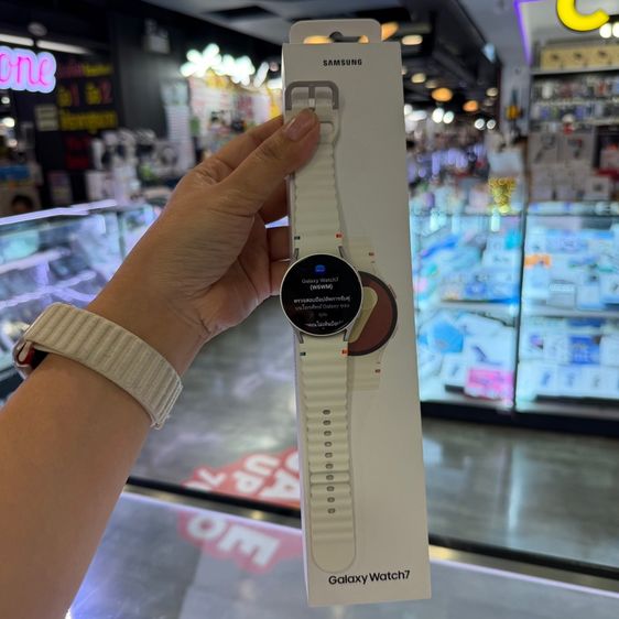 ขาว โลหะ Galaxy Watch7 เครื่องศูนย์ ขนาด40mm. สภาพสวยมากๆ สมาร์ทวอทช์ฟังก์ชั่นเยอะมาพร้อมAI เครื่องใช้งานดีเยี่ยม ครบยกกล่อง🔥🔥