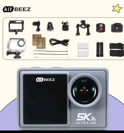 อื่นๆ กล้องแอคชันแคม kit BEEZ รุ่น KA-1 สภาพสวย มือสองแถมเมม256กิ๊ก