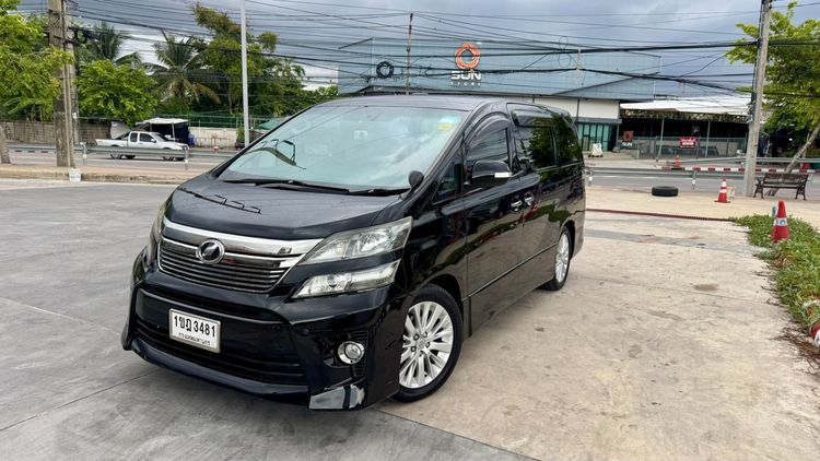 Toyota Vellfire 2008 2.4 V Utility-car เบนซิน LPG เกียร์อัตโนมัติ ดำ รูปที่ 2