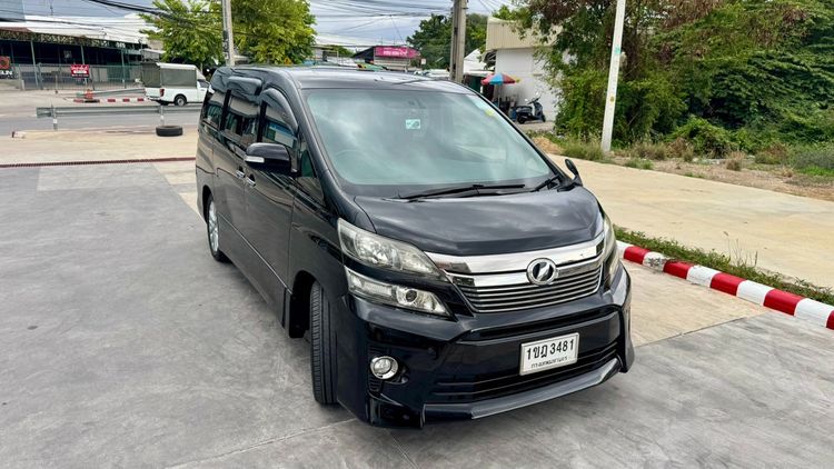 Toyota Vellfire 2008 2.4 V Utility-car เบนซิน LPG เกียร์อัตโนมัติ ดำ รูปที่ 3
