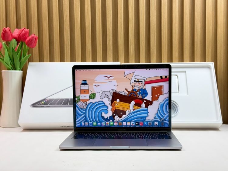 Apple Macbook Pro 13 Inch แมค โอเอส 8 กิกะไบต์ อื่นๆ ไม่ใช่ MacBook Pro 13-inch 2018 Four Thunderbolt Ram8GB SSD256GB SpaceGray