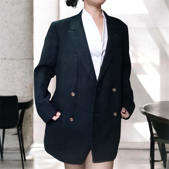 ดำ อื่นๆ แขนยาว สูท ชาย หญิง ใส่ทำงาน หรือ เบลเซอร์ oversized เท่ๆคลูๆ