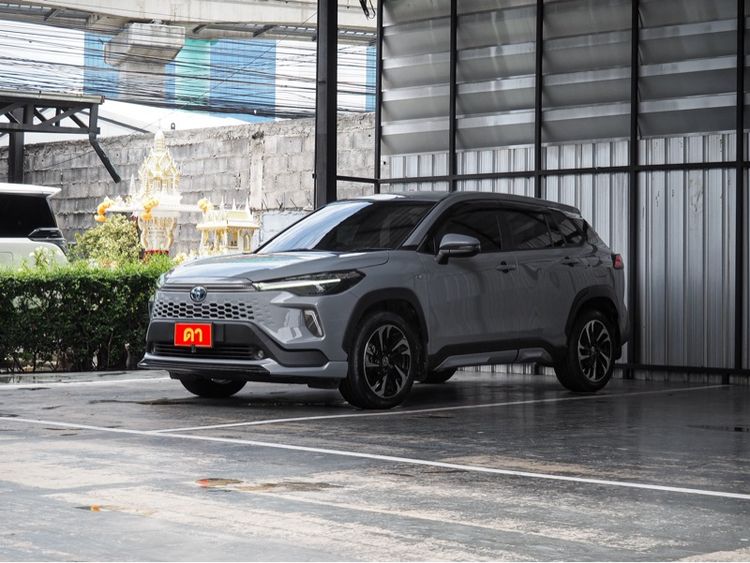 Toyota Corolla Cross 2024 1.8 HEV Premium Utility-car ไฮบริด ไม่ติดแก๊ส เกียร์อัตโนมัติ เทา