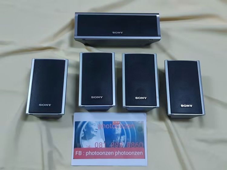 อื่นๆ ลำโพงแยกชิ้น และซับวูฟเฟอร์ ขายชุดลำโพง SONY 5 ชิ้น ของแท้