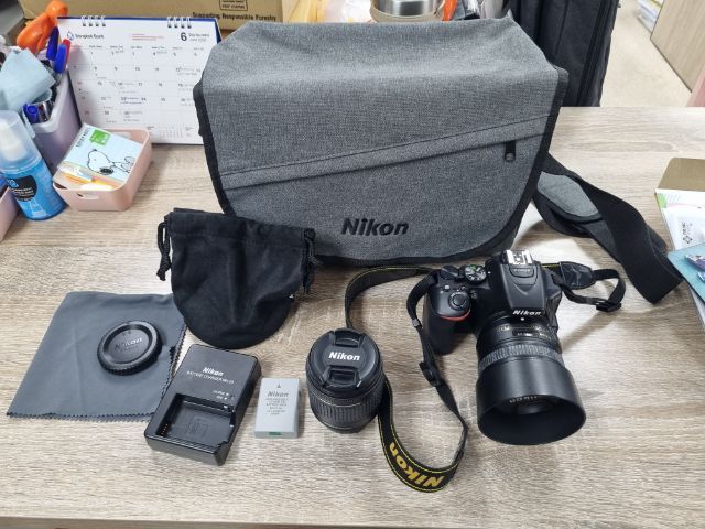  ขายกล้อง DSLR Nikon D5600 พร้อมเลนส์ fix50