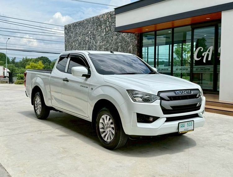 Isuzu D-MAX 2021 1.9 S Pickup ดีเซล ไม่ติดแก๊ส เกียร์ธรรมดา ขาว รูปที่ 3