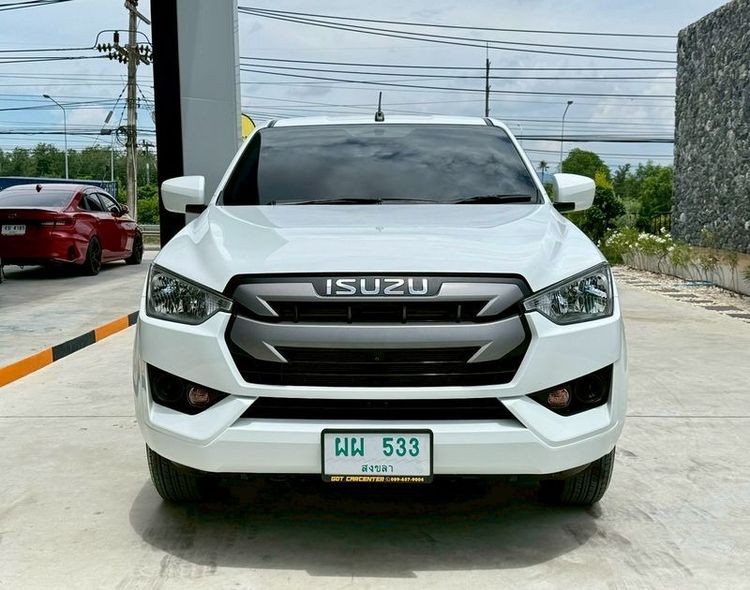 Isuzu D-MAX 2021 1.9 S Pickup ดีเซล ไม่ติดแก๊ส เกียร์ธรรมดา ขาว รูปที่ 2