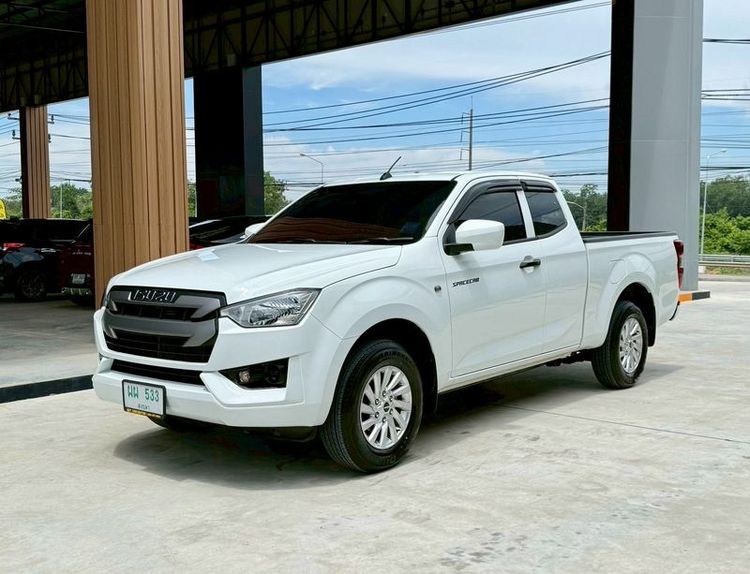 Isuzu D-MAX 2021 1.9 S Pickup ดีเซล ไม่ติดแก๊ส เกียร์ธรรมดา ขาว