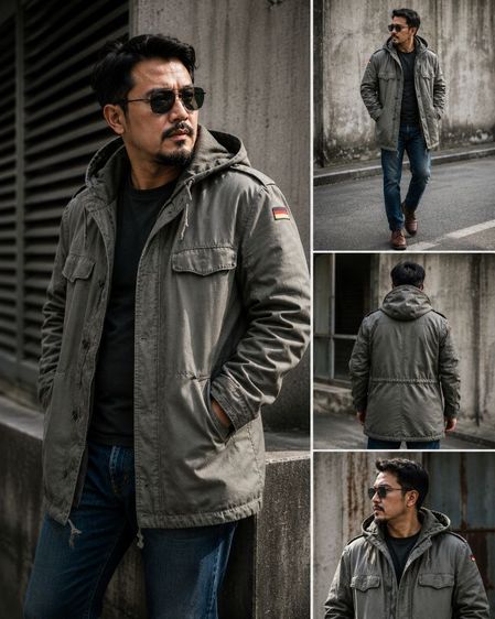 Vintage German Army Parka 1983 งานทหารเยอรมันแท้  รูปที่ 10