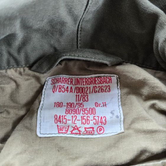 Vintage German Army Parka 1983 งานทหารเยอรมันแท้  รูปที่ 5