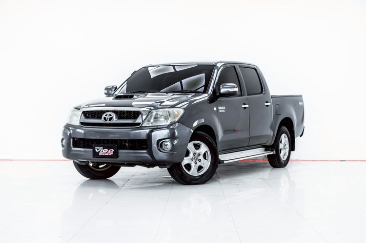 Toyota Hilux Vigo 2009 3.0 G Pickup ดีเซล ไม่ติดแก๊ส เกียร์อัตโนมัติ เทา