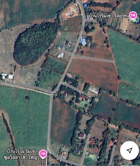 ขายที่ดินเปล่า 2 ไร่   จังหวัดนครราชสีมา อำเภอปากช่อง ตำบลขนงพระ  อยู่ในพื้นที่ เขาจันทร์ 