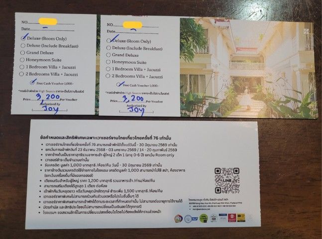 voucher WORA BURA Hua Hin resort and spa