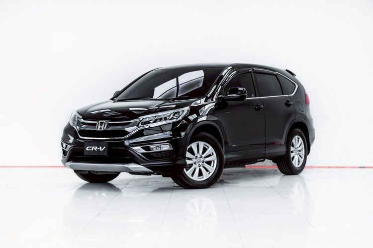 Honda CR-V 2016 2.0 S Utility-car เบนซิน ไม่ติดแก๊ส เกียร์อัตโนมัติ ดำ