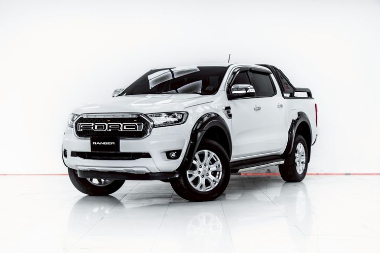 Ford Ranger 2019 2.0 Turbo Hi-Rider Wildtrak Pickup ดีเซล ไม่ติดแก๊ส เกียร์อัตโนมัติ ขาว