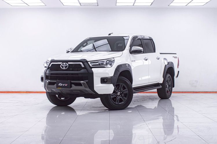 Toyota Hilux Revo 2023 Double Cab 2.4 Entry Prerunner Pickup ดีเซล ไม่ติดแก๊ส เกียร์ธรรมดา ขาว