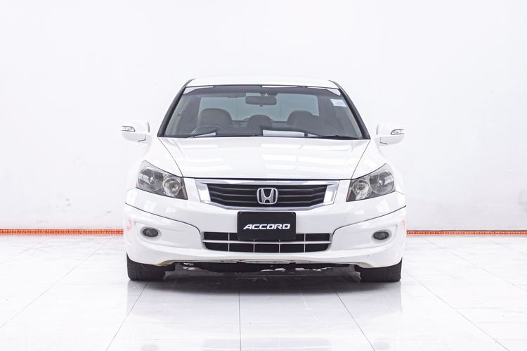 Honda Accord 2010 2.4 EL Sedan เบนซิน ไม่ติดแก๊ส เกียร์อัตโนมัติ ขาว รูปที่ 4
