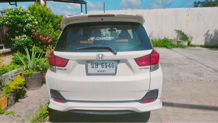Honda Mobilio 2014 1.5 V Van เบนซิน ไม่ติดแก๊ส เกียร์อัตโนมัติ ขาว รูปที่ 3