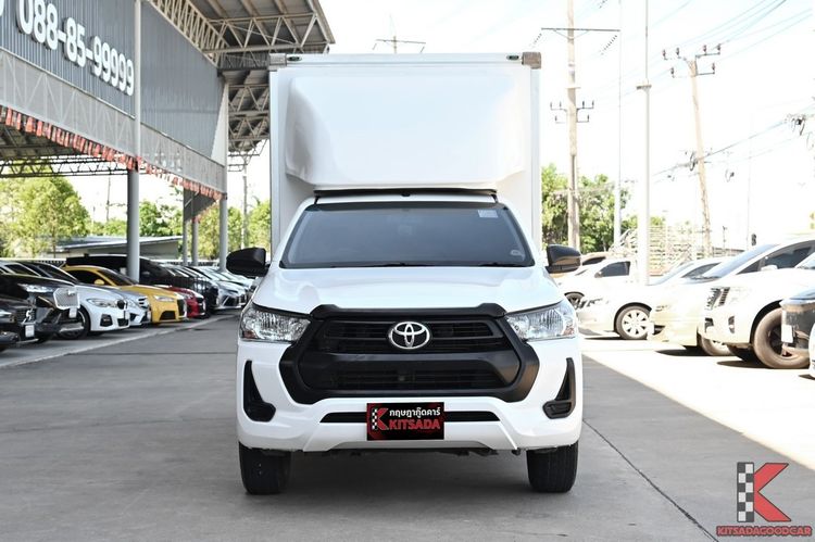 Toyota Hilux Revo 2021 2.4 Entry Pickup ดีเซล ไม่ติดแก๊ส เกียร์อัตโนมัติ ขาว รูปที่ 2