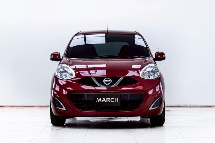 Nissan March 2019 1.2 E Sedan เบนซิน ไม่ติดแก๊ส เกียร์อัตโนมัติ แดง รูปที่ 4