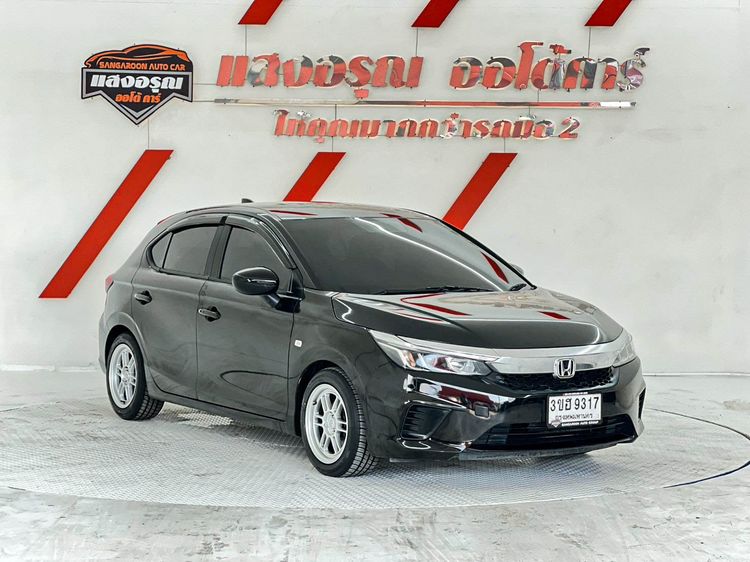 Honda City 2022 1.0 S+ Sedan เบนซิน ไม่ติดแก๊ส เกียร์อัตโนมัติ ดำ รูปที่ 3