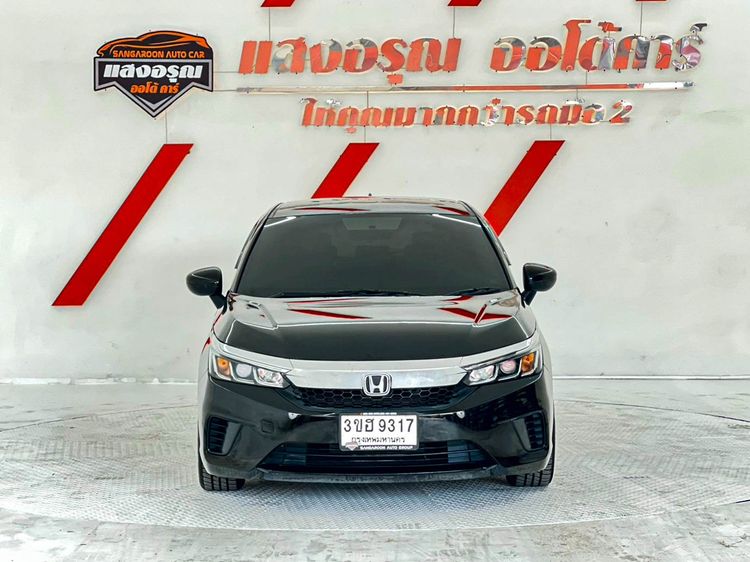 Honda City 2022 1.0 S+ Sedan เบนซิน ไม่ติดแก๊ส เกียร์อัตโนมัติ ดำ รูปที่ 2