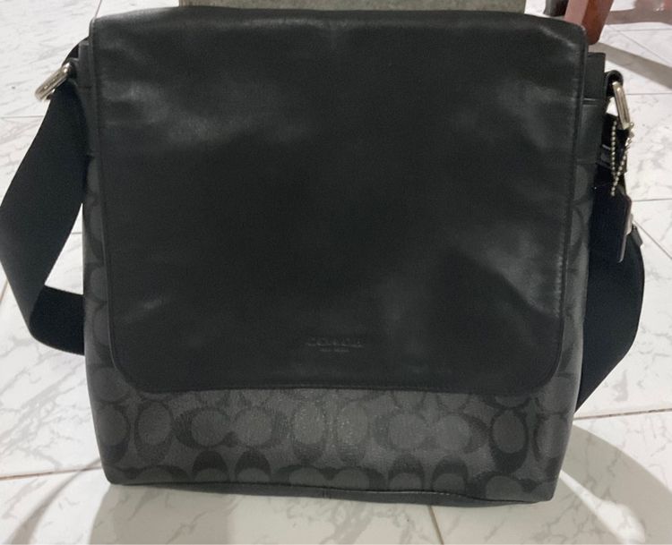ไม่ระบุ ดำ อื่นๆ Coach houston map bag canvas like