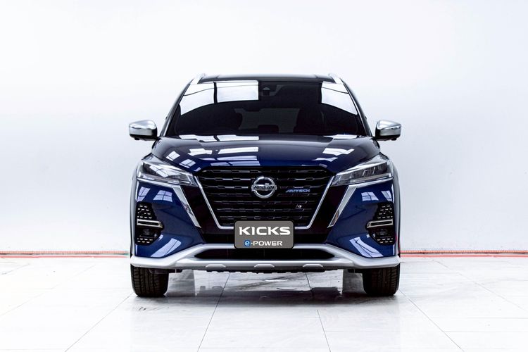 Nissan Kicks 2023 1.2 Autech Utility-car เบนซิน ไม่ติดแก๊ส เกียร์อัตโนมัติ น้ำเงิน รูปที่ 4