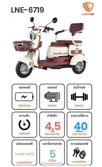 รถสามล้อไฟฟ้าอเนกประสงค์ ปี 2025