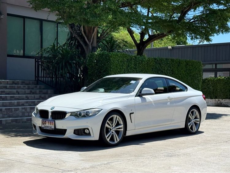 BMW Series 4 2017 420d Sedan ดีเซล ไม่ติดแก๊ส เกียร์อัตโนมัติ ขาว รูปที่ 4