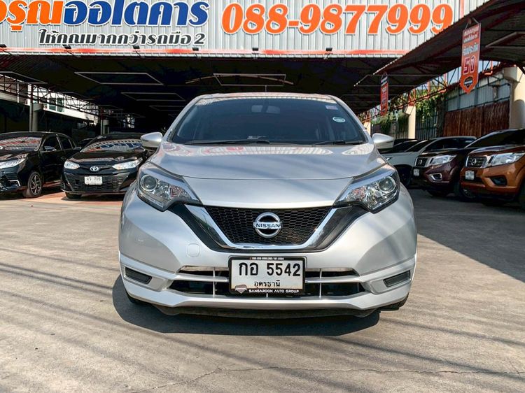 Nissan Note 2018 1.2 V Sedan เบนซิน ไม่ติดแก๊ส เกียร์อัตโนมัติ เทา รูปที่ 2