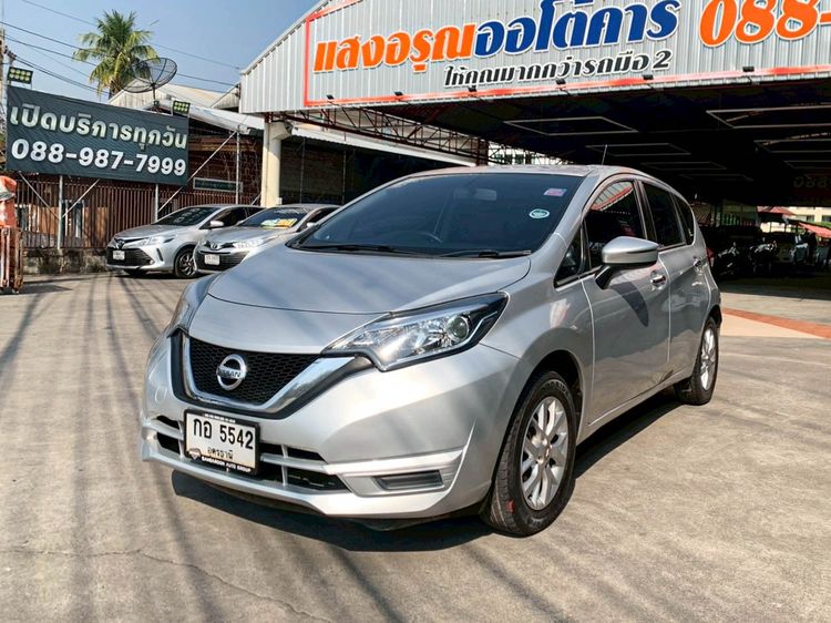 Nissan Note 2018 1.2 V Sedan เบนซิน ไม่ติดแก๊ส เกียร์อัตโนมัติ เทา