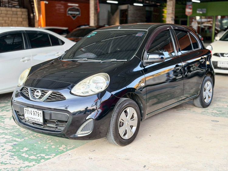 รถ Nissan March 1.2 E สี ดำ