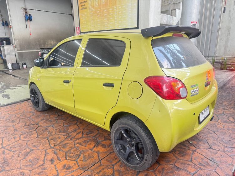 Mitsubishi Mirage 2012 1.2 GL Sedan เบนซิน ไม่ติดแก๊ส เกียร์ธรรมดา เหลือง รูปที่ 4
