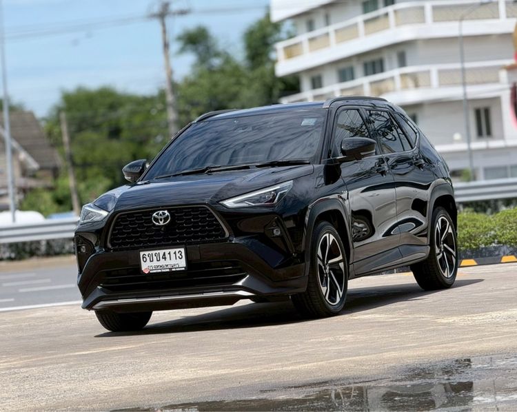 รถ Toyota Yaris Cross 1.5 HEV Premium Luxury สี ดำ