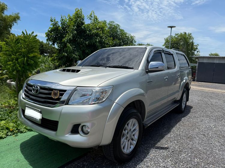 Toyota Hilux Vigo Champ 2015 Smart Cab 2.5 E Prerunner Pickup ดีเซล ไม่ติดแก๊ส เกียร์อัตโนมัติ บรอนซ์ทอง รูปที่ 4