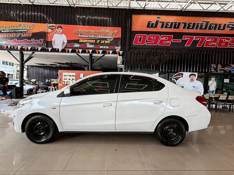 Mitsubishi Attrage 2019 1.2 GLX Sedan เบนซิน ไม่ติดแก๊ส เกียร์อัตโนมัติ ขาว รูปที่ 4
