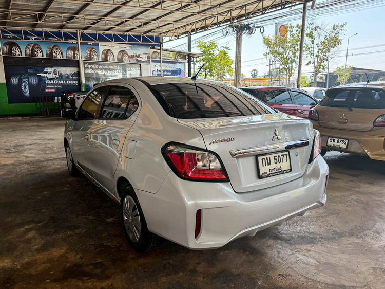 Mitsubishi Attrage 2020 1.2 GLX Sedan เบนซิน ไม่ติดแก๊ส เกียร์อัตโนมัติ ขาว รูปที่ 4