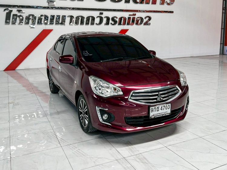 Mitsubishi Attrage 2018 1.2 GLX Sedan เบนซิน ไม่ติดแก๊ส เกียร์อัตโนมัติ แดง รูปที่ 3