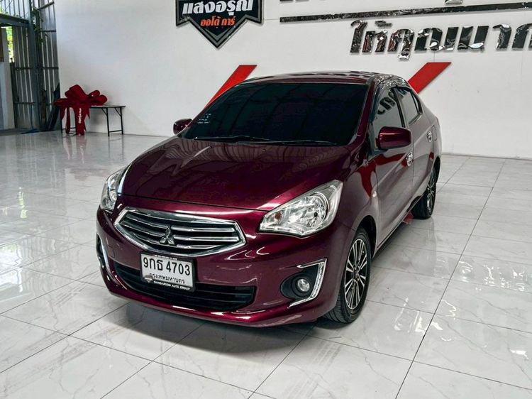 รถ Mitsubishi Attrage 1.2 GLX สี แดง