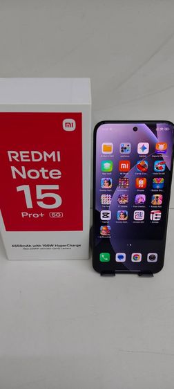 ยี่ห้ออื่นๆ 512 GB REDMI Note 15 Pro+ 5G รุ่น RAM 12GB  ROM 512GB สีดํา Black เครื่องศูนย์ไทย สภาพสวย