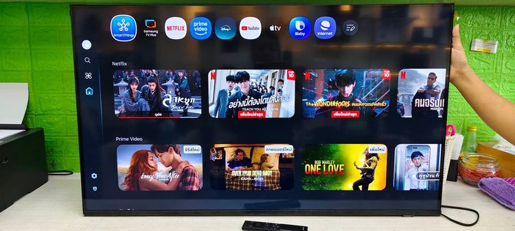 อื่นๆ อื่นๆ ลำโพงขนาดใหญ่ ทีวี Samsung ขนาด 43 นิ้ว รุ่นใหม่ปี 2025 ตัวเครื่องใหม่มาก ยังไม่ได้ใช้งาน