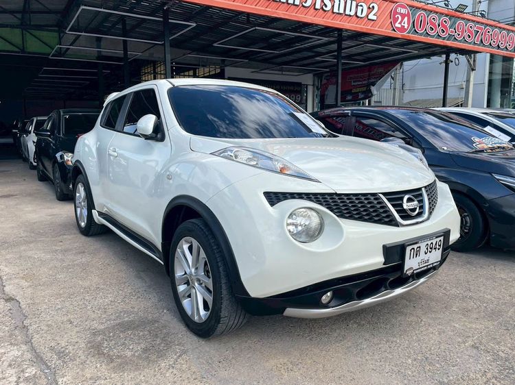 Nissan Juke 2014 1.6 V Utility-car เบนซิน ไม่ติดแก๊ส เกียร์อัตโนมัติ ขาว รูปที่ 3