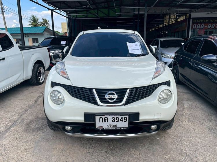 Nissan Juke 2014 1.6 V Utility-car เบนซิน ไม่ติดแก๊ส เกียร์อัตโนมัติ ขาว รูปที่ 2