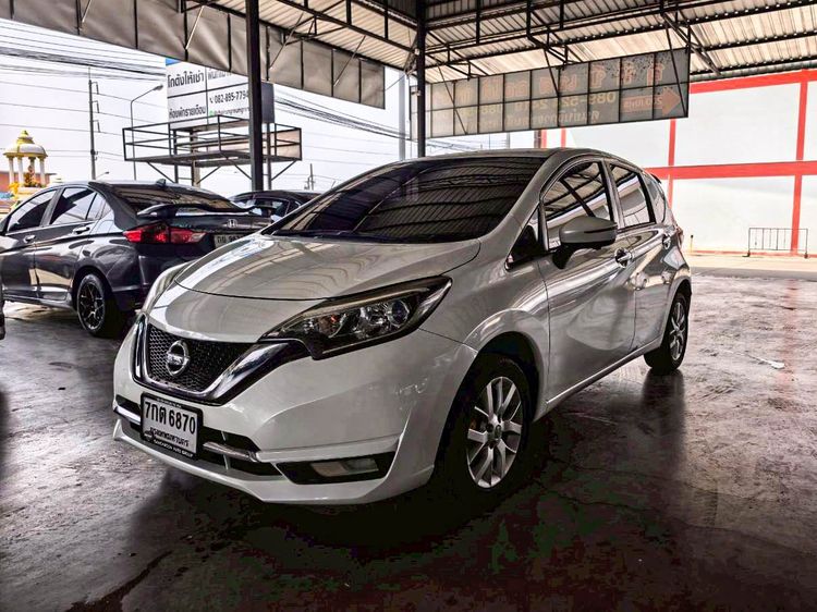 รถ Nissan Note 1.2 VL สี ขาว