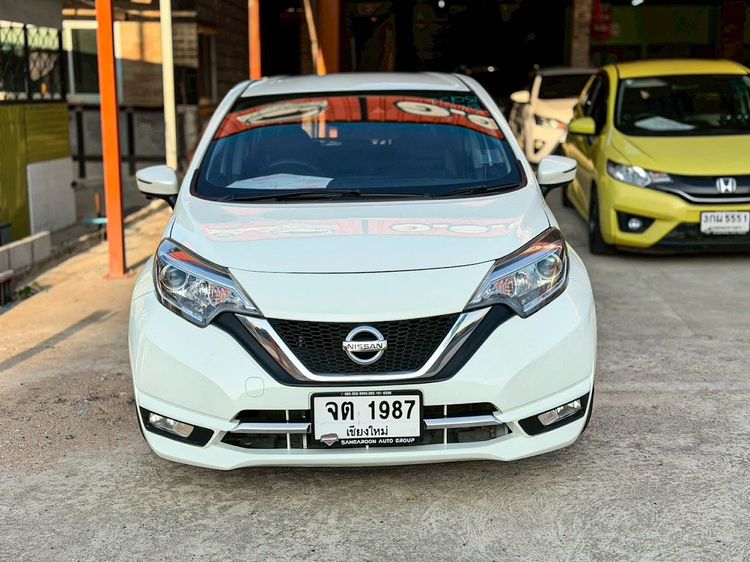 Nissan Note 2017 1.2 V Sedan เบนซิน ไม่ติดแก๊ส เกียร์อัตโนมัติ ขาว รูปที่ 2