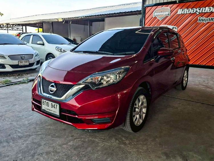 รถ Nissan Note 1.2 E สี แดง